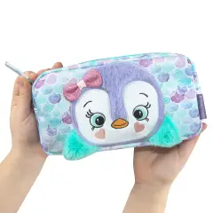 Portatutto Mofu Mofu Pinguino – Astuccio Fluffy con Zip - bauletti tombolini bustine