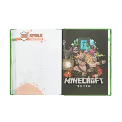 Minecraft Movie Diario Scuola 12 Mesi Standard Blu Verde - diari