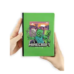 Minecraft Movie Diario Scuola 12 Mesi Standard Blu Verde - diari