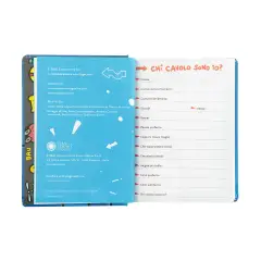 Scomix School Diary 16 Months Medium Petroleum - diaries