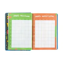 Scomix School Diary 16 Months Medium Petroleum - diaries