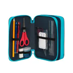 Scomix School Case Corredo 3 Zip Allover - case colors