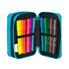 Scomix School Case Corredo 3 Zip Allover - case colors