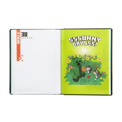 Minecraft Diario Scuola 12 Mesi Standard Black Pixel - diari