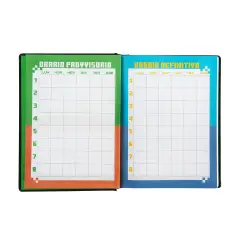 Minecraft Diario Scuola 12 Mesi Standard Black Pixel - diari