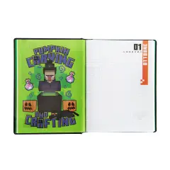 Minecraft Diario Scuola 12 Mesi Standard Black Pixel - diari