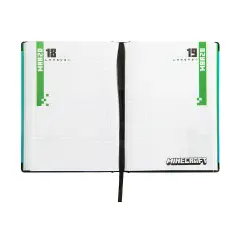 Minecraft School Journal 12 Months Standard Blue Pixel - journals