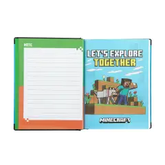Minecraft School Journal 12 Months Standard Blue Pixel - journals