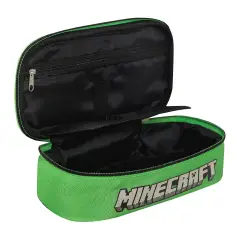 Minecraft Astuccio Scuola Ovale Organizzato Large Pixel - bauletti tombolini bustine