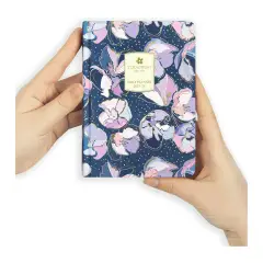 Turnowsky Daily School Diary 13 Months Dark Flowers - diaries