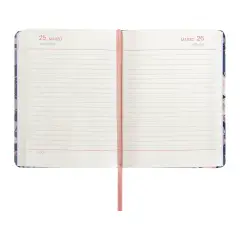 Turnowsky Daily School Diary 13 Months Dark Flowers - diaries