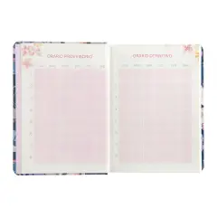 Turnowsky Daily School Diary 13 Months Dark Flowers - diaries