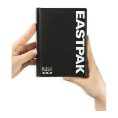 Eastpak School Diary Dated 13 Months Medium Black - diaries