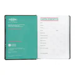 Eastpak School Diary Dated 13 Months Medium Black - diaries