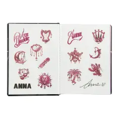 Anna Pepe School Diary 16 Months Medium Black - diaries