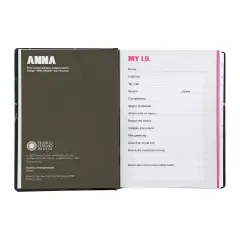 Anna Pepe School Diary 16 Months Medium Black - diaries