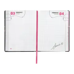 Anna Pepe School Diary 16 Months Medium Black - diaries