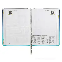 Comix Wave School Diary 13 Months Standard Street Words - diaries