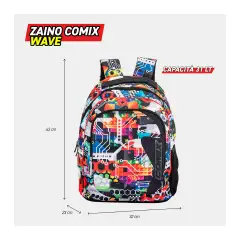 Comix Wave Organized School Backpack Beep Boy - school backpacks