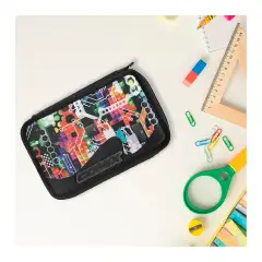 Comix Wave Astuccio Scuola Corredo 3 Zip Beep Boy - astucci colori