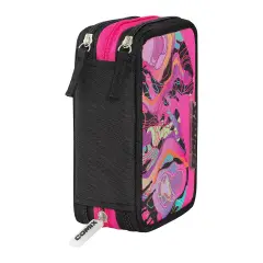 Comix Wave Astuccio Scuola Corredo 3 Zip Geo Girl - astucci colori