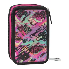 Comix Wave Astuccio Scuola Corredo 3 Zip Geo Girl - astucci colori