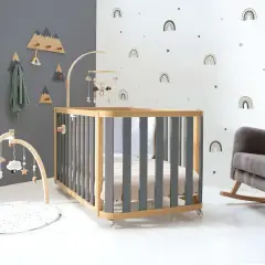 Alondra Cradle-bed-scrib Crea Plus Three Natural Grey - collections