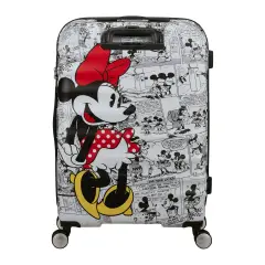 Trolley American Tourister Wavebreaker Disney 67 cm Minnie Comics White - regalo e gadget valigeria