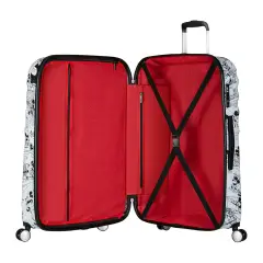 Trolley American Tourister Wavebreaker Disney 67 cm Minnie Comics White - regalo e gadget valigeria