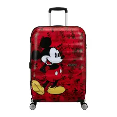 Trolley American Tourister Wavebreaker Disney 67 cm Mickey Comics Red - regalo e gadget valigeria
