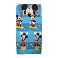 Set Lenzuolo Letto Singolo Mickey Mouse Flanella - regalo e gadget valigeria