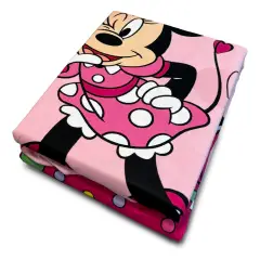 Set Lenzuolo Letto Singolo Minnie in Flanella - regalo e gadget valigeria