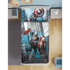 Completo Letto 1 Piazza Capitan America Piazzato - regalo e gadget valigeria