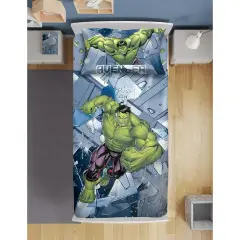 Completo Letto 1 Piazza Hulk Piazzato - regalo e gadget valigeria