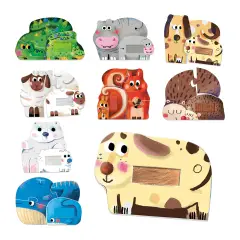 Cuccioli Tattili Montessori – Gioco Sensoriale Headu (2-4 anni) - Associazioni e tombole