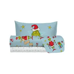 Completo Letto 1 Piazza Con Federa Piazzata Grinch - regalo e gadget valigeria