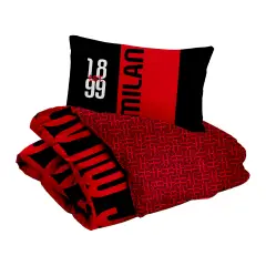 Parure Copripiumino Letto 1 Piazza Milan - regalo e gadget valigeria