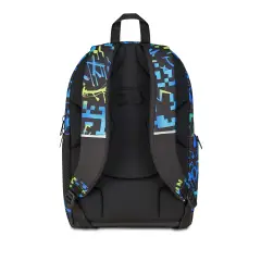 Scribbled Flame Dual School Backpack - school backpacks