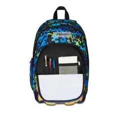 Scribbled Flame Dual School Backpack - school backpacks