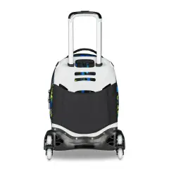 Scribbled Flame Backpack School Trolley Jack -3wd+ - trolley backpacks