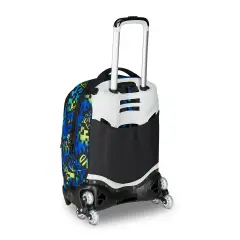 Scribbled Flame Backpack School Trolley Jack -3wd+ - trolley backpacks