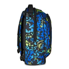 Scribbled Flame Backpack School Trolley Jack -3wd+ - trolley backpacks