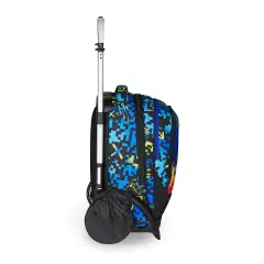 Scribbled Flame Zaino Scuola Trolley Tyre - zaini trolley