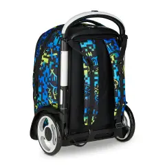 Scribbled Flame Zaino Scuola Trolley Tyre - zaini trolley