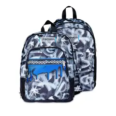 Quick Graffiti Boy Dual Detach School Backpack - School Backpacks