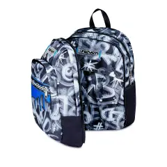 Quick Graffiti Boy Dual Detach School Backpack - School Backpacks