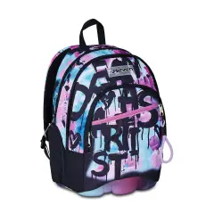 Quick Graffiti Girl Dual School Backpack - school backpacks