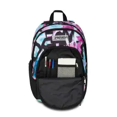 Quick Graffiti Girl Dual School Backpack - school backpacks