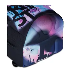 Quick Graffiti Girl Dual School Backpack - school backpacks