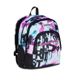 Quick Graffiti Girl Dual Detach School Backpack - School Backpacks